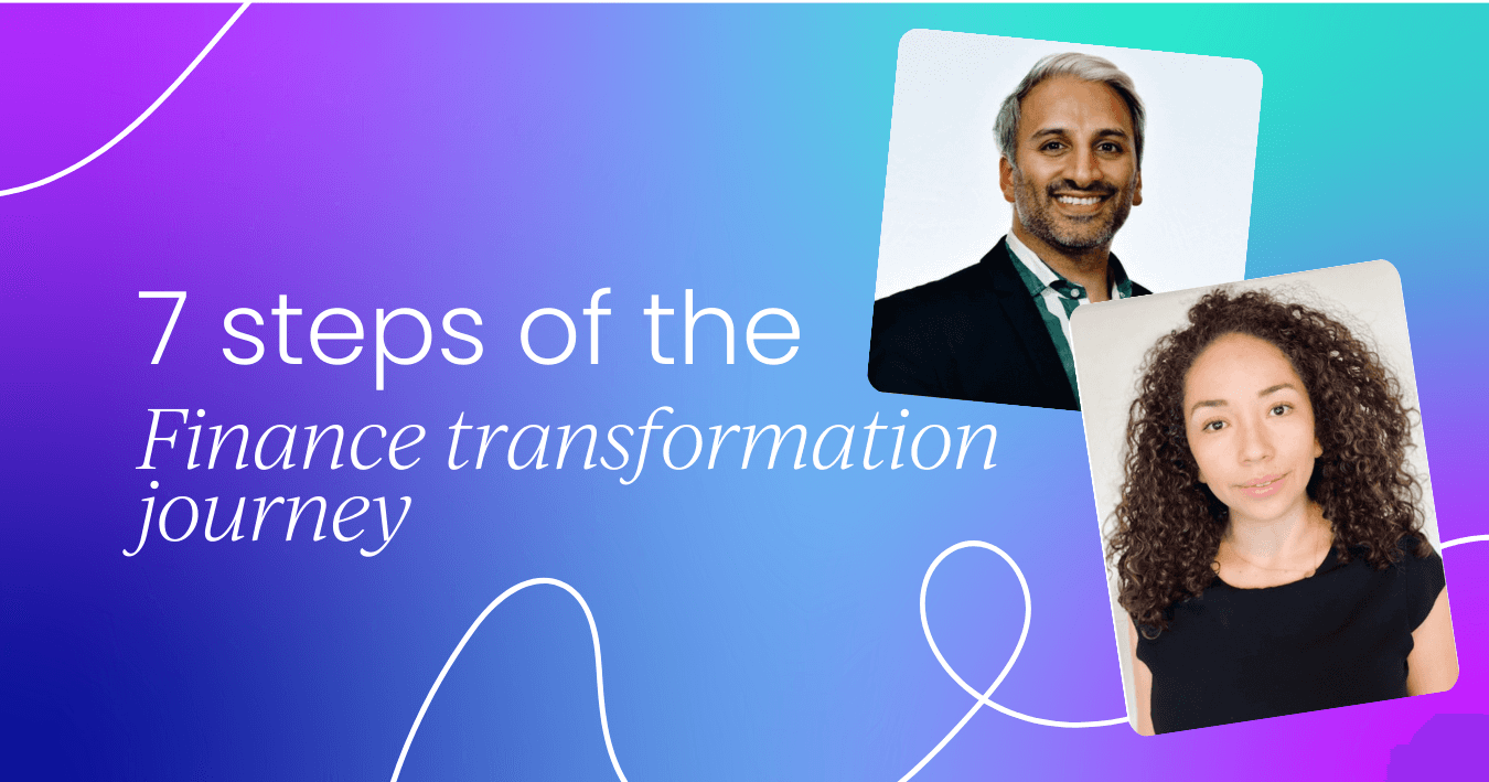 7 steps of the finance transformation journey